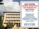 ΦΕΚ Β 5673 - 4.12.2021 ΝΕΑ ΚΥΑ 75414 "Έκτακτα μέτρα προστασίας της δημόσιας υγείας από τον κίνδυνο περαιτέρω διασποράς του κορωνοϊού COVID-19 από ΔΕΥΤΕΡΑ, 6.12.2021 ώρα 06:00 έως ΔΕΥΤΕΡΑ, 13.12.2021 ώρα 06:00.-